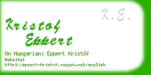 kristof eppert business card